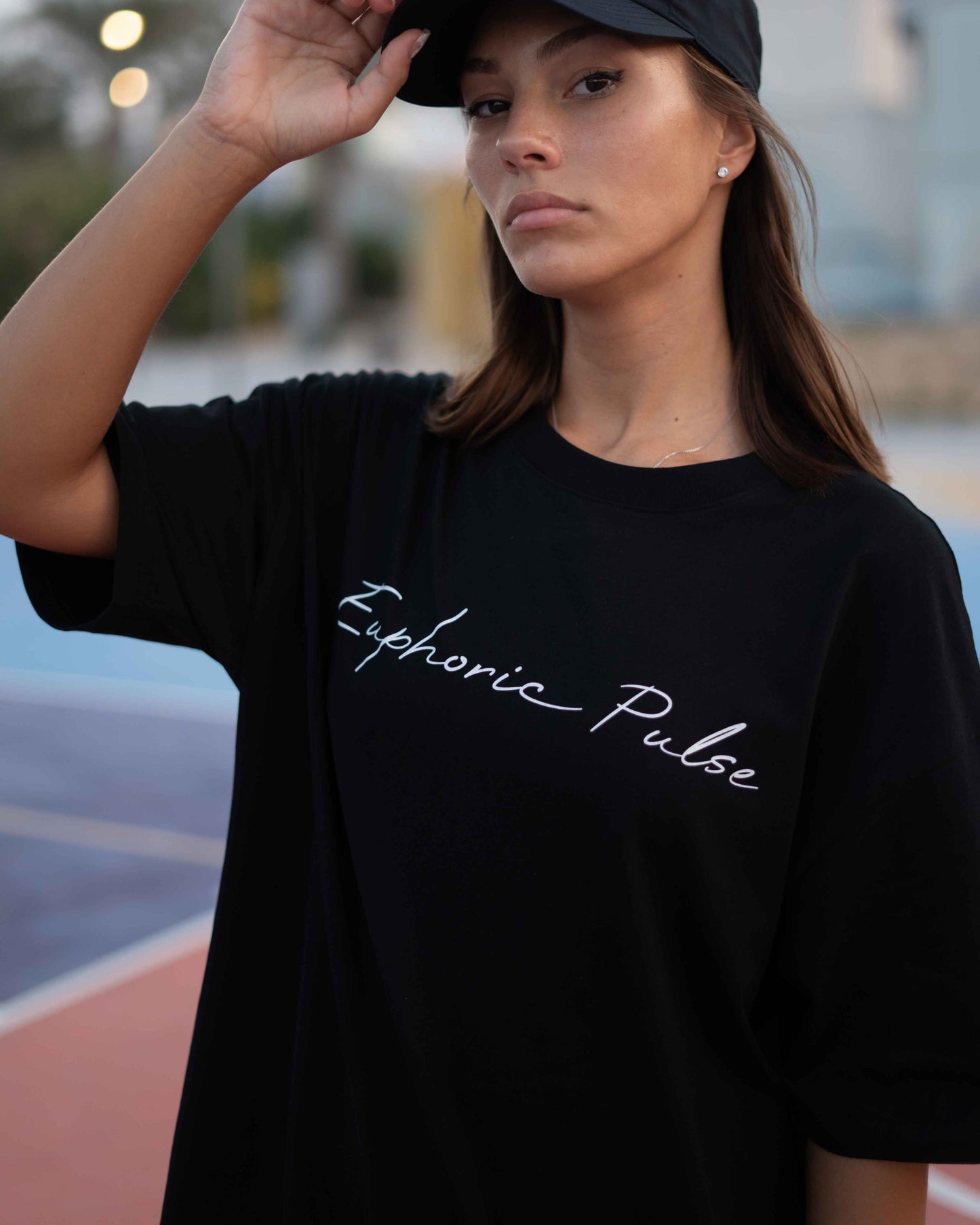 Active oversized t-shirt - Black